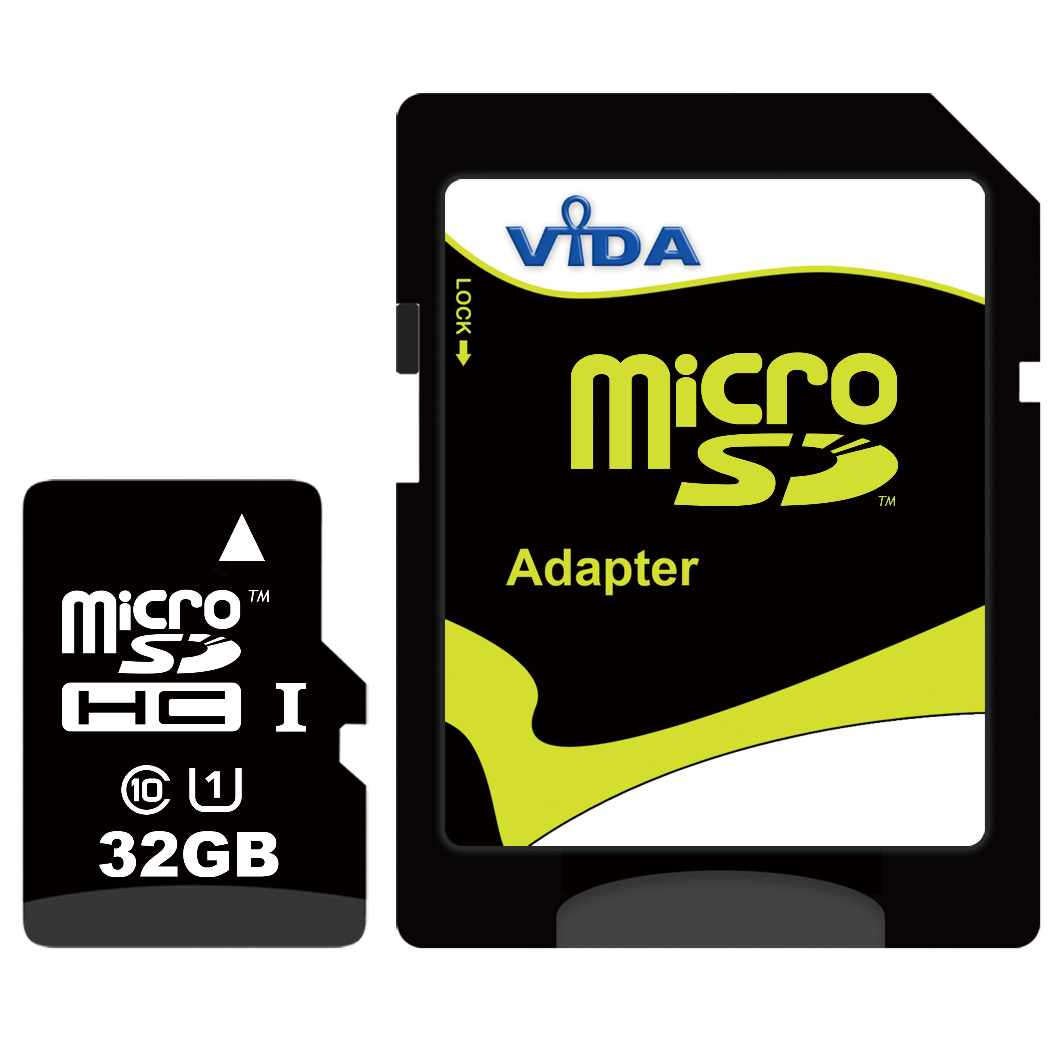 VIDA IT Micro SD SDHC SDXC tf flash memory card with SD Adapter Ultra High-Speed Class 10 UHS-I For mobile phone smartphone GPS camera dashcam camcorder