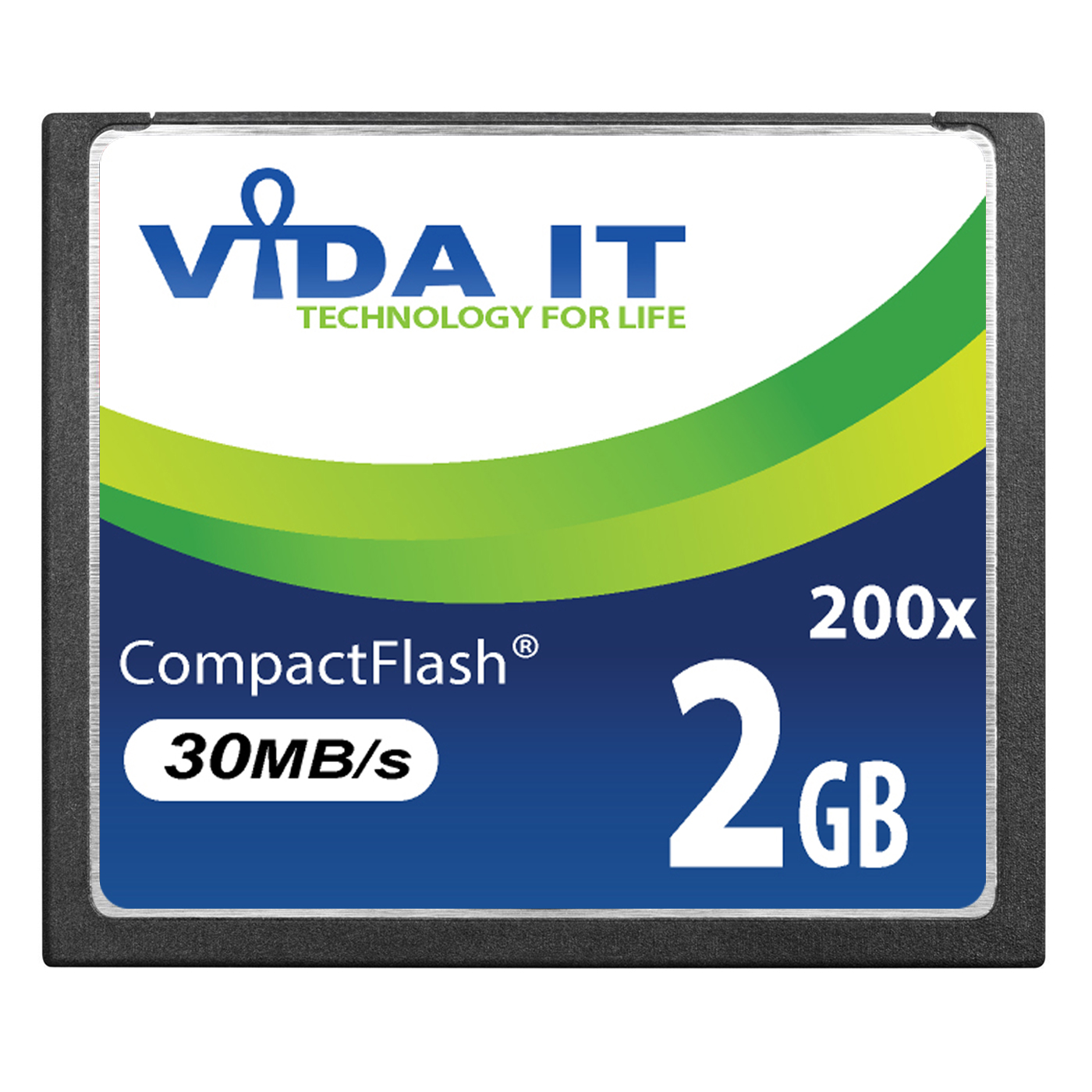 Vida IT® 2GB CF Compact Flash Memory Card High Speed 200X 30MB/s for SLR Digital Camera