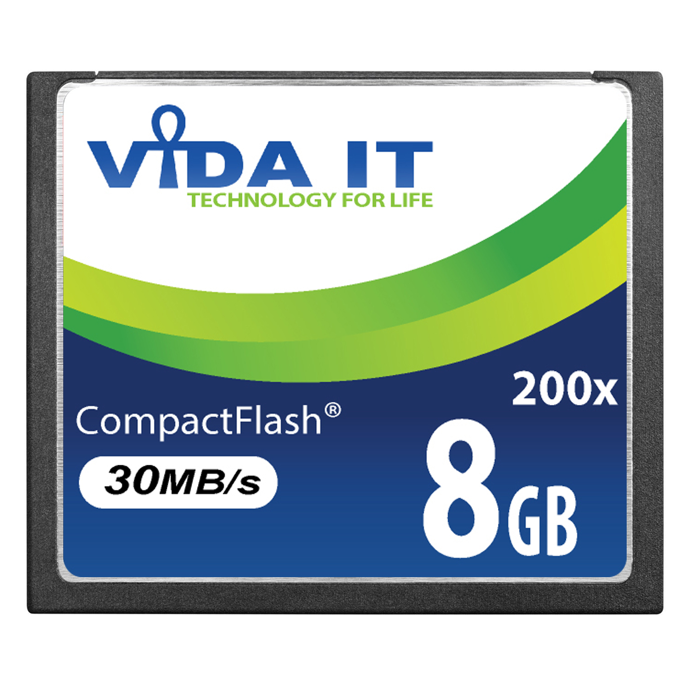 Vida IT® 8GB CF Compact Flash Memory Card High Speed 200X 30MB/s for SLR Digital Camera