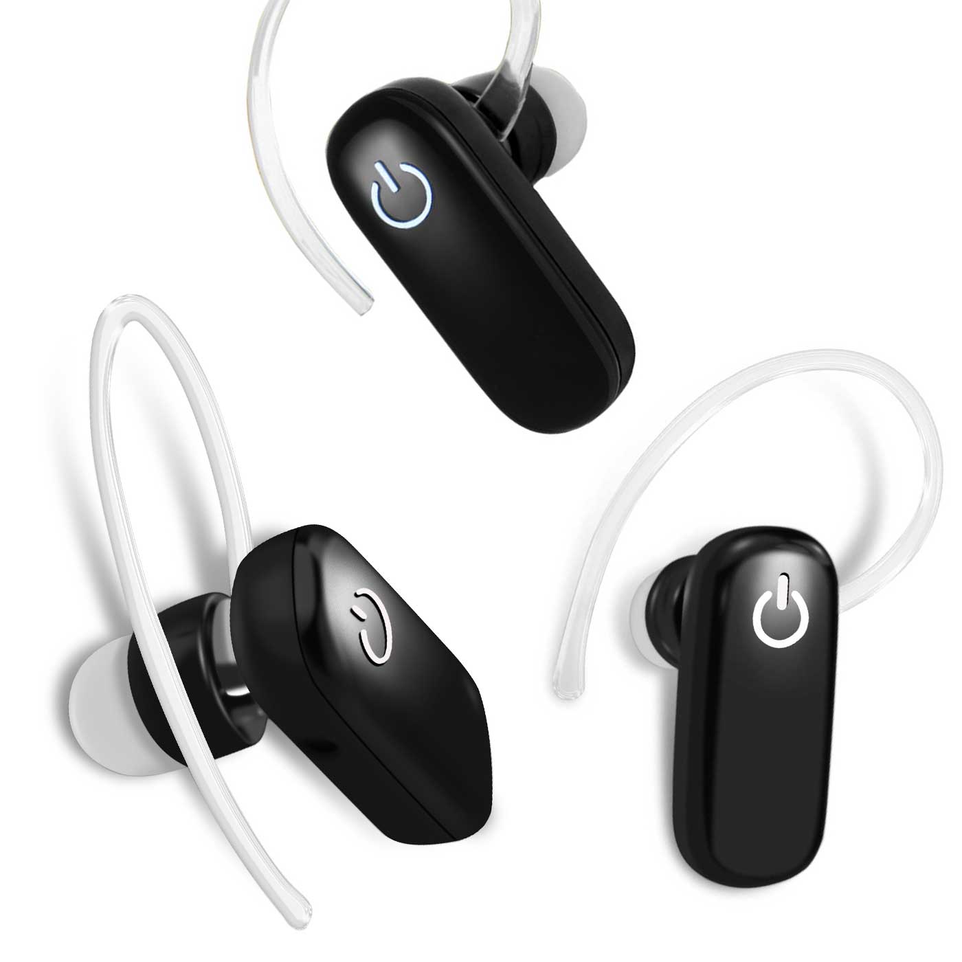 Small Vida-IT BH119B Mono In-Ear Wireless Bluetooth Handsfree Headset One Button Design Earphone Mini Earbud headphone with Built-in Microphone perfect in-car use or cycling compatible with / for iphone samsung mobile phone smartphone 