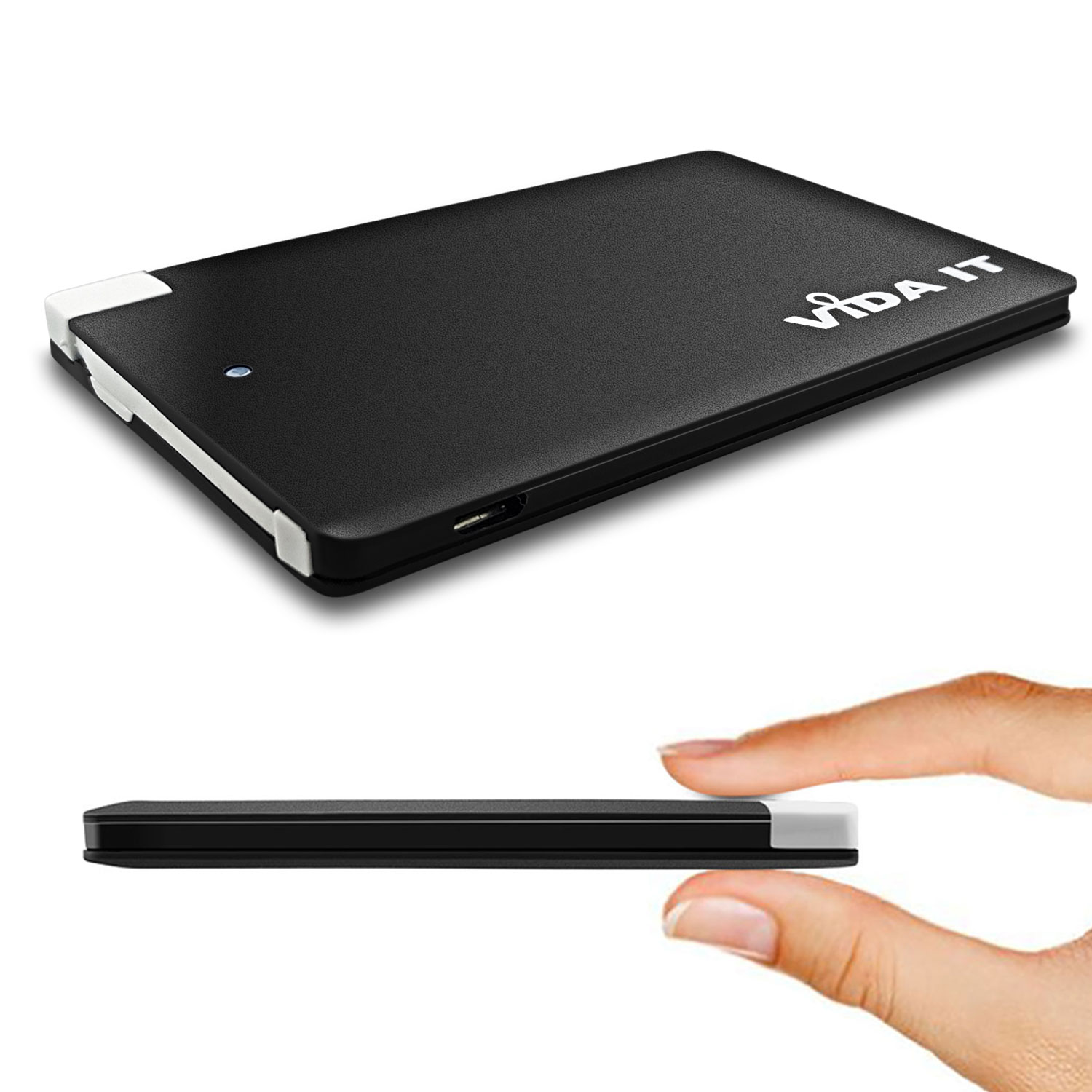 Ultra Slim Power Bank USB Caricatore Portatile Carica Batteria Per Smartphone - Foto 11 di 11