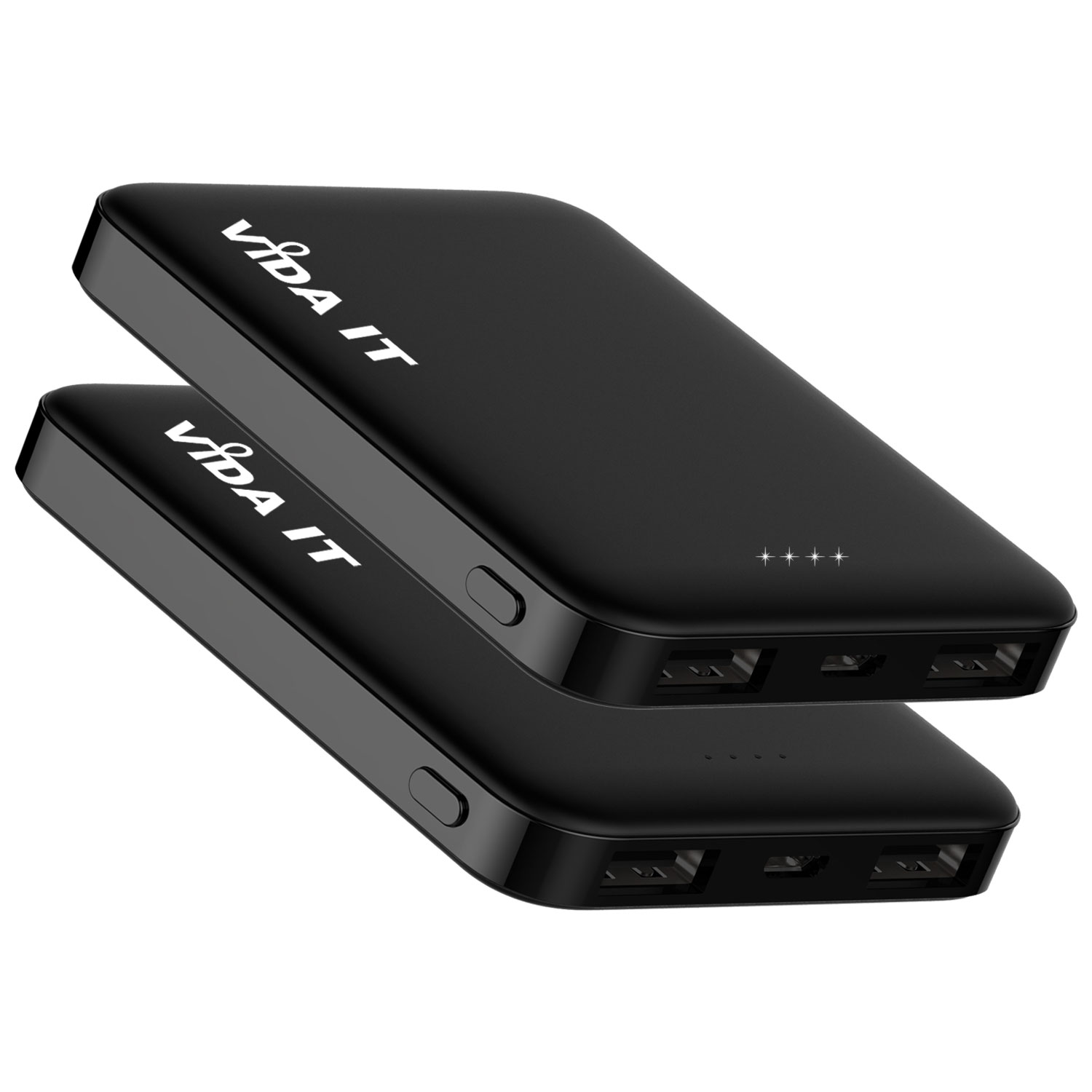 Vida IT® vPow 5000mAh Powerbank USB-Ladegerät Mini Klein
