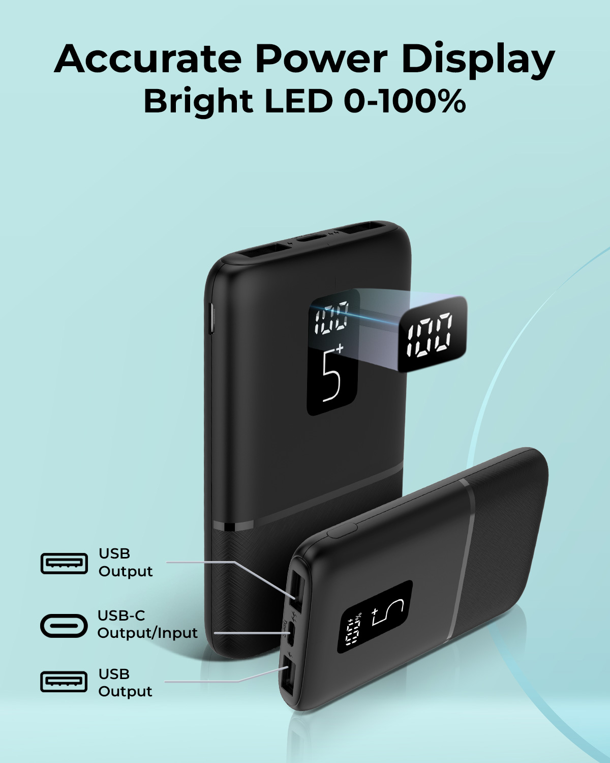 Vida IT vPow Power Bank for heated vest, mobile phone, tablet PC portable charger battery pack