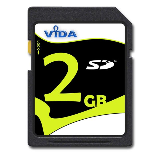 Vida 2GB SD Secure Digital Class 4 Memory Card