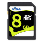 Vida 8GB SD/SDHC Secure Digital Class 10 Memory Card