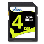 Vida 4GB SD/SDHC Secure Digital Class 10 Memory Card