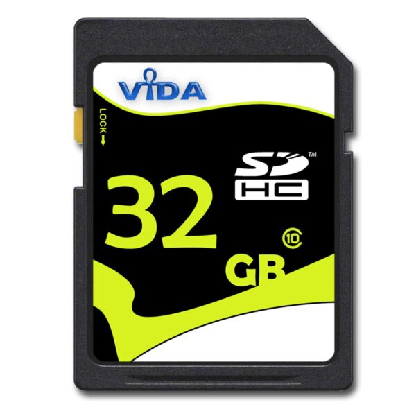 Vida 32GB SD/SDHC Secure Digital Class 10 Memory Card