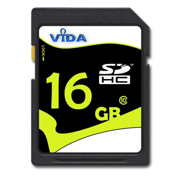 Vida 16GB SD/SDHC Secure Digital Class 10 Memory Card