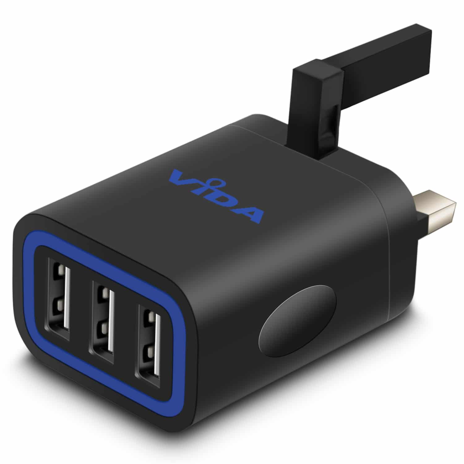 Vida IT VS1 Fast 3 Port USB Mains Wall Charger