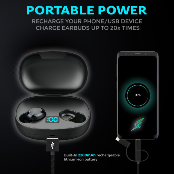 Vida IT vBuds Wireless Earbuds with Charging Case