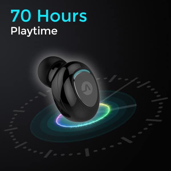 vbuds earbuds 70 hours playtime