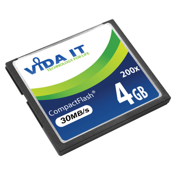 Vida IT 4GB CF Compact Flash Memory Card 200X Speed 30MB/s