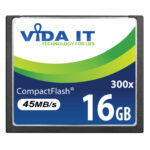 Vida IT 16GB CF Compact Flash Memory Card 300X Speed 45MB/s