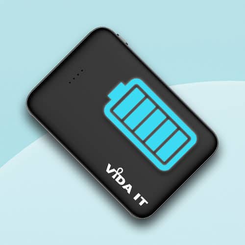 Vida IT vPow Mini Power Bank 5000mAh Battery Pack for Heated Vest Jacket,  Portable Charger for iPhone Android Phones